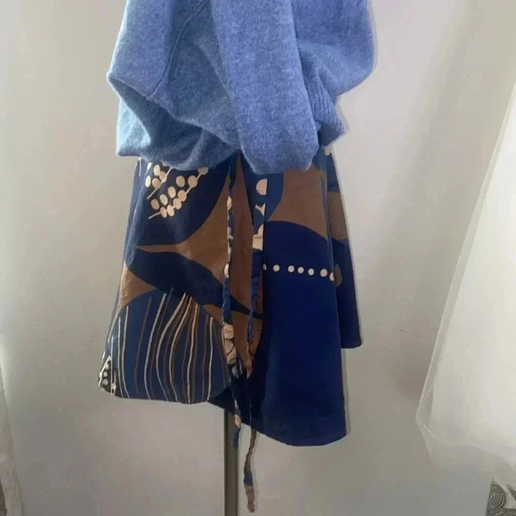 Awesome Marimekko inspired cotton circle/ wrap skirt - Picture 3 of 6